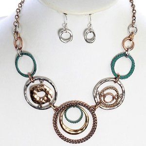 $14 METAL CASTING HAMMERED SET
